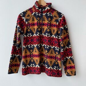 Eddie Bauer Multicolor Fleece Jacket